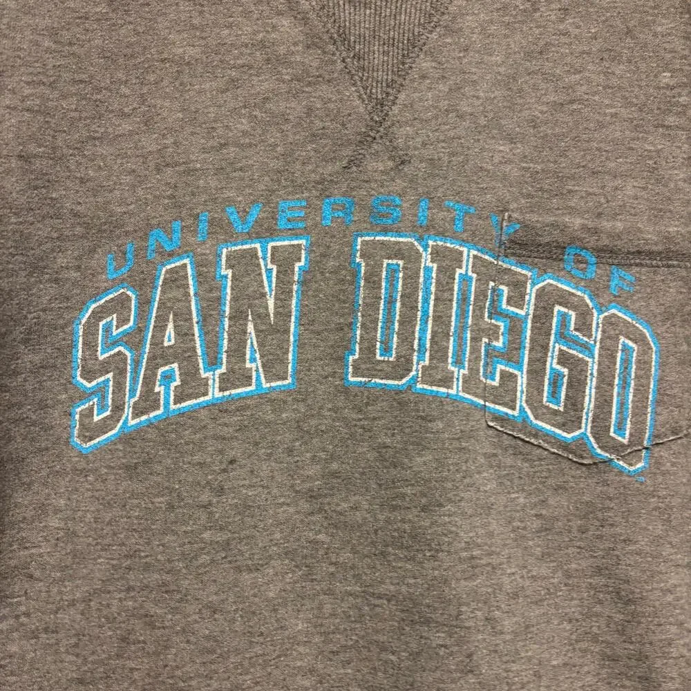 Champion Sweatshirt University of San Diego Cropped Sweatshirt Crewneck Spellout